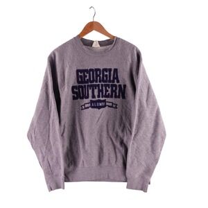 Vintage Pro-Weave Georgia Southern Alumni Sweatshirt Mens Large Gray Pullover